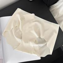Antibacterial Ice Silk Seamless Women's Underwear Summer Thin Fitness Triangle Shorts M balta