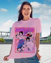 Sasuke Uchiha marškinėliai Naruto Jiraya Hinata Itachi Anime Siaubo marškinėliai Visų dydžių 4XL