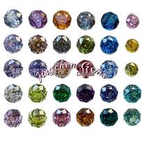 Stimulating Blind Box: Octagon Millennium Rose Cut Zircon Earrings & Nail Art Gems (6mm & 8mm) 6mm 5 pieces