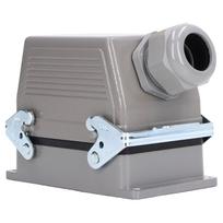 Rectangular Heavy Duty Connector Cast Aluminum Alloy Waterproof Punching Process 16A 500V