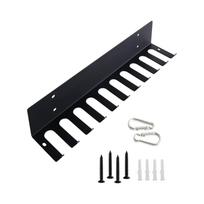 Wall-Mounted Fitness Equipment Storage Rack, Multi-Purpose Gym Organizer Stand, Classified Storage Tool, Home Workout Space One Size juoda