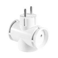 Travel Friendly European Plugs Converters Power Adapter Builts In Power Switches Expands to 3Outlets Outlet Expander 1