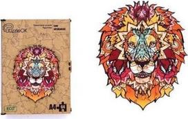 Medinė inė dėlionė 133 Afrikos liūtas A3 - PuzzleOK