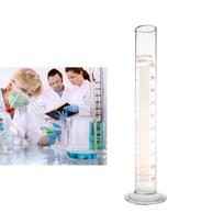 100 ml stiklinis matavimo cilindras su vienu metriniu masteliu chemijos laboratorijai, namams 1 white