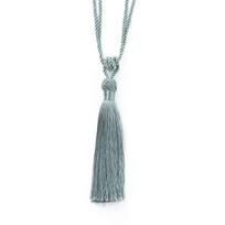 1pcs Durable Large Modern Tie Backs Holder Strap Tassel Curtain Rope Braided Tiebacks mėlyna