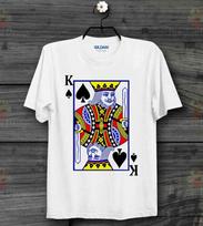 King Playing Card T SHIRT Logo Vintage Ideal Gift Cool Unisex T Shirt B597 XL