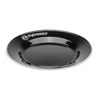 PETROMAX emaliuoto plieno lėkštės, juodos, 2vnt, 26cm