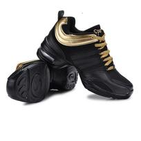 Mesh Dance Shoes Ladies Kid Jazz Modern Soft Outsole Dance Sneakers Breathable Lightweight Dancing Fitness Shoes 42 auksas