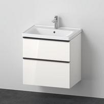 Spintelė su praustuvu Duravit D-Neo DE012002222, balta blizgi, 650×480 mm