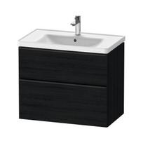 Spintelė su praustuvu Duravit D-Neo DE012004949, grafito matinė, 650×480 mm