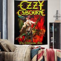 Roko dainininkas Ozzy Osbourne Anime gobelenas Menas Mokslinė fantastika Kambarys Namų dekoras Sienos menas Dekoras 74x94cm(29x37in)