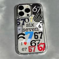 Luxury Six Seven 67 Phone Case For Google Pixel 10 9 8 7 8A 9A XL Pro 4G 5G Transparent Soft Silicone TPU Back Cover Pixel 9 5G