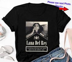 Lana Del Rey Rockwell Smoking Unisex Shirt Unisex T-Shirt M