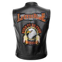 Sons of Anarchy Odinė striukė Liemenė Vyriška Motociklo Pavasarinės Striukės SOA Punk Juoda Motorrad Gilet S raudona