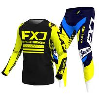 motokroso pavarų komplektas vaikams 4 5 6 7 8 9 10 11 12 13 metų Jaunimas vaikas Motociklas berniukas Mergaitė Jersey Pant Kits lenktyninis kostiumas Visureigis Enduro MX MTB XL-26 yellow