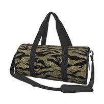 Tiger Stripe Print Travel Duffel Bags Unisex Foldable Waterproof Carry on Luggage Bag Lightweight Yoga Gym Sports Bag