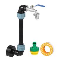 Gallon Tank Adapter 3/4-inch Tank Outlet Tap With Extension Tube Water Bucket Valve Fittings Tank Adapter With Extension Tube