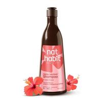 Nat Habit Hibiscus Navdha Shampoo for Hair Growth, Fermented Soy Gentle Cleanser for Long Thick Hair | Natural Shampoo with Amla For Women & Men, S