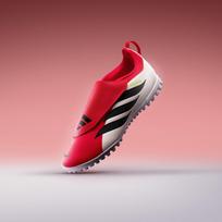 Adidas Predator CLUB Low top Soccer Shoes Red Black Kids' 38.5