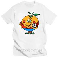 Marškinėlio logotipas Naranjito Ispanija 82 Retro Individualiai spausdintas marškinėlis y2k viršus marškinėliai moterims XS balta