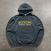Rockstar Energy Drink Hoody Racing Motocross su gobtuvu megztinis M gray