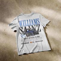 Carlos Sainz F1 T-shirt | Formula 1 | Williams F1 | Formula one merch XS