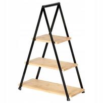 Bambukinė 3 pakopų stačiakampė serviravimo lėkštė 53 cm