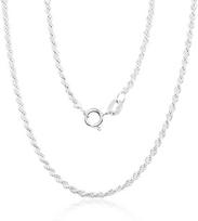 Sidabrinė grandinėlė Rope 2 mm - 2 mm. - 45 - 5.8 g.