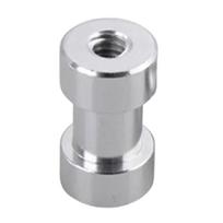 Aluminum Alloy Tripods Adapter 3/8 Female to 1/4 Female Screw for Light Stands and Poles Systems