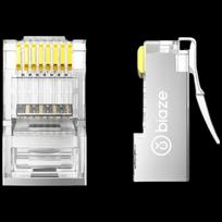 BIAZE CAT.6A Shielded RJ45 Pass-Through Ethernet Connectors
