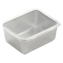 „Lunch Box“ nerūdijančio plieno piknikas „Bento Box“ didelės talpos nešiojamasis pietų konteineris namų biuro mokyklai sidabras