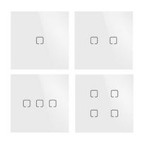 Wifi Smart Bar Design Wall Light Switch Smart Home EU AC100-240V Neutral Wire Compatible Alexa Google Assistant Voice Control ZX-ZJ&WIFI 1Gang N&L switch(Tuya/smart life APP) balta