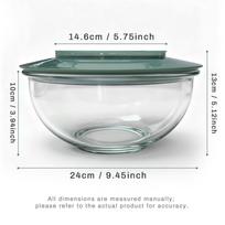 Professional  Manual Multifunctional Mandoline Slicer Dicer Chopper Shredder Grater Cutter Borosilicate Glass Dishwasher Safe armijos žalia spalva