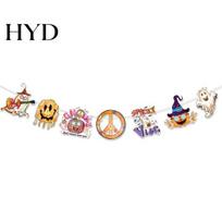 Eye-catching Halloween Items Decorations, Banner Cake Toppers, Hanging Swirls with Indoor Decorations Ghost Pumpkin Skull, Outdoor Party Decor 2