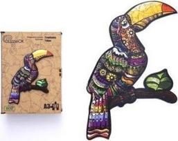 Medinė inė dėlionė 127 Atogrąžų tukanas A3 - PuzzleOK