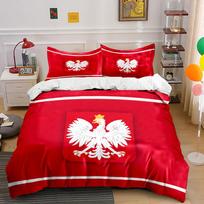 White eagle with crown. Bedding sets Duvet cover sets Duvet covers Pillowcases(1*Duvet Cover 2*Pillowcases without duvet insert) 135x200cm