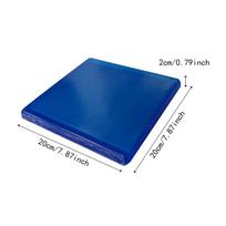 Seat Cushion Motorcycle Seats Foam Soft for Long Sitting Motorcycle Seat Gel Pad Shock Absorption Mat for Motor Bikes 20x20x2cm