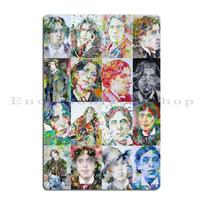 Oscar Wilde Sixteen Metal Plaque Designer Cinema Garage Wall Mural Party Tin Sign Poster 20x30cm（7.8x11.8inch）