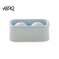 Ice Cube Tray for Cocktails with Lid Easy Release Flexible Mold Reusable Odor-Free Stackable Container Whiskey Cocktail And Drinks Refrigerator S mėlyna
