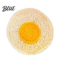 Tartar Remover Toy Natural Loofah Cat Toy Teeth Cleaning Chew for Cats And Fishing Rope Kittens Bite Resistant Fish Egg Shapes with Cotton B