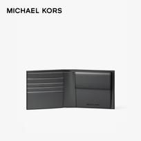 Michael Kors Men's Cooper Series Wallet tamsiai ruda spalva