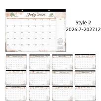 with Hanging Hole Wall Calendar 2027 Calendar Planner Yearly Agenda Agenda Planner  Home Decoration Style 2