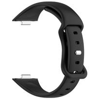 Soft Straps For Watch Fit 3/4 Women Man, Soft Silicone Sports Watch Belt Replacement Straps juoda