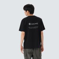 [Snowpeak] Aerocool Woven Patch Short-Sleeve T-shirt Black (S26MUFTS24) 95(M)
