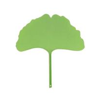 Portable Thickened Ginkgo Biloba Fan Artificial Durable Hand Fan Decorative Summer Cooling Fan Summer žalia
