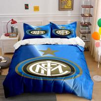 Gold star, Inter Milan logo. Bedding sets Duvet cover sets Duvet covers Pillowcases(1*Duvet Cover 2*Pillowcases without duvet insert) 135x200cm