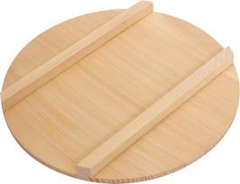 Ichihara Woodworking Lid for Sushi Unfinished Diameter 4971421103624 Co., Ltd. Tub, Wood, 27cm, balta