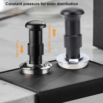 Stainless Steel Base Spring Loaded Tamper Coffee Grounds Tamper  For Home Use 51mm
