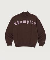 Champion Women'S Tatami Embroidered High-Neck Sweatshirt Normal Brown Normal Brown/M