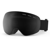 Double-Layer Anti-Fog Ski Goggles Windproof Snowboard Eyewear With Prescription Lens Insert Men Women Sand Black Frame Gray Lens
